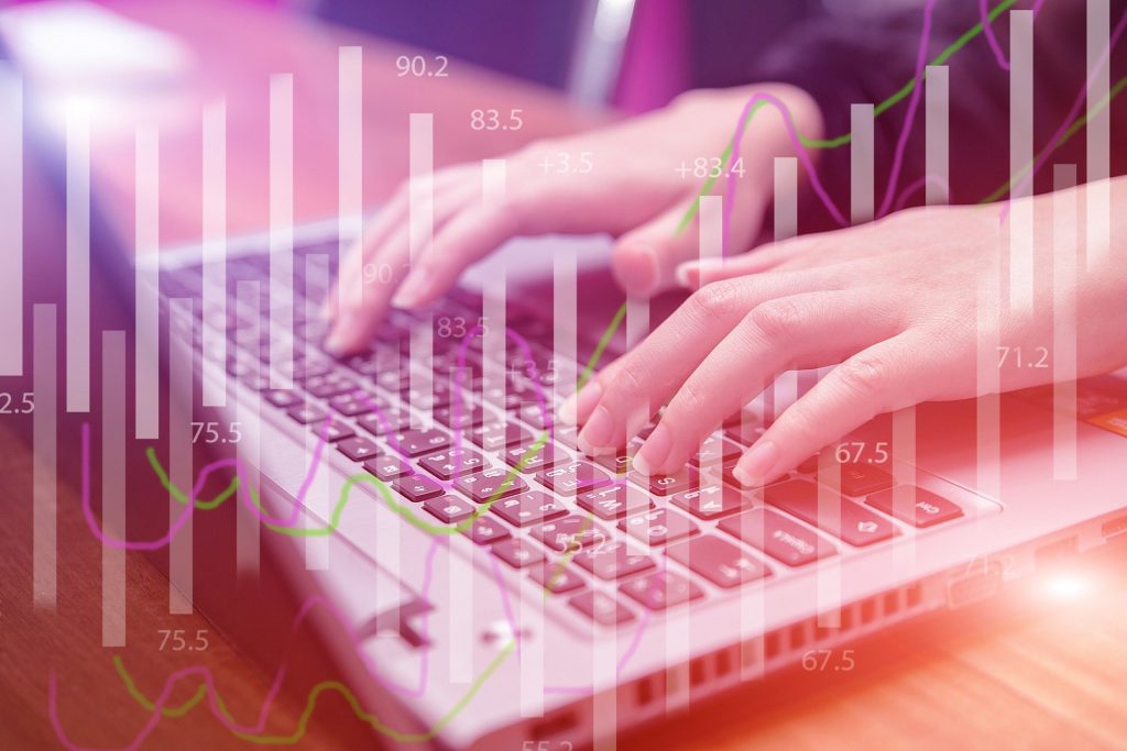 laptop computer with data